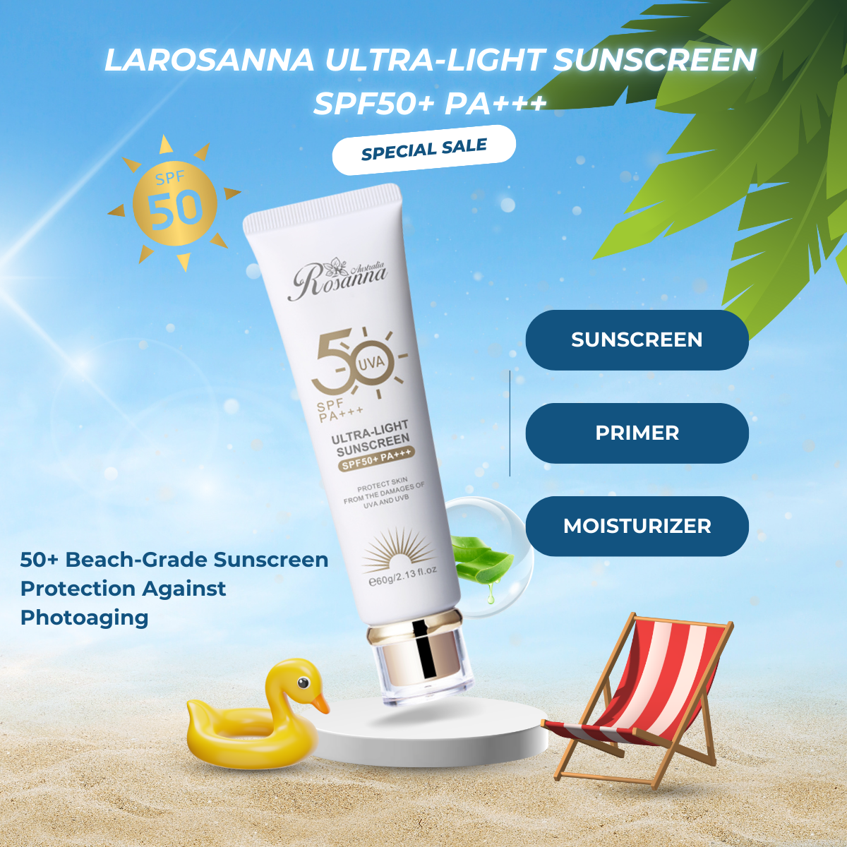 Larosanna Ultra-Light Sunscreen SPF50+ PA+++